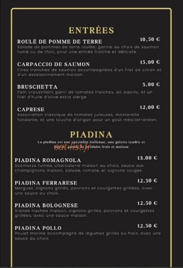 Paradiso — carte page 2