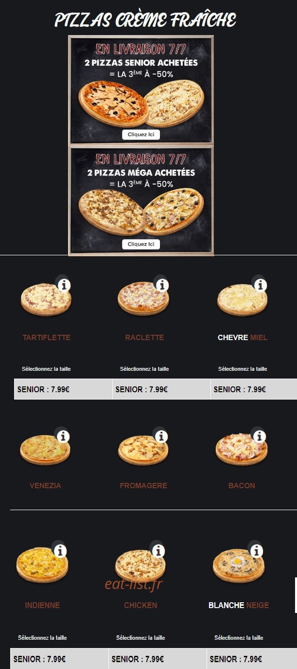 Rapido Food — carte page 5