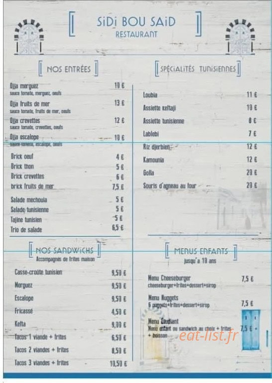Sidi Bou Said — carte page 2