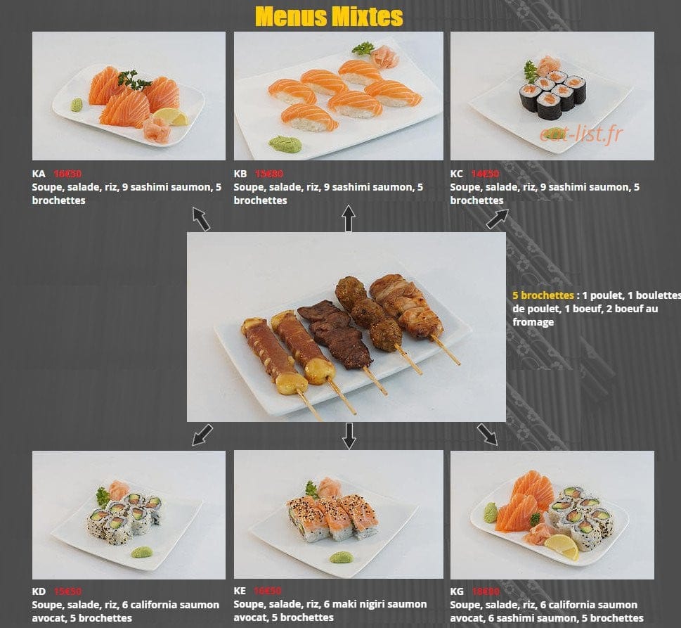 Sushi Kokyou — carte page 2