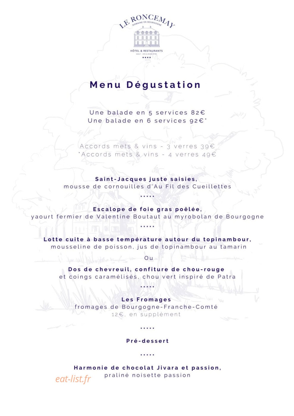 Le Domaine du Roncemay — carte page 3