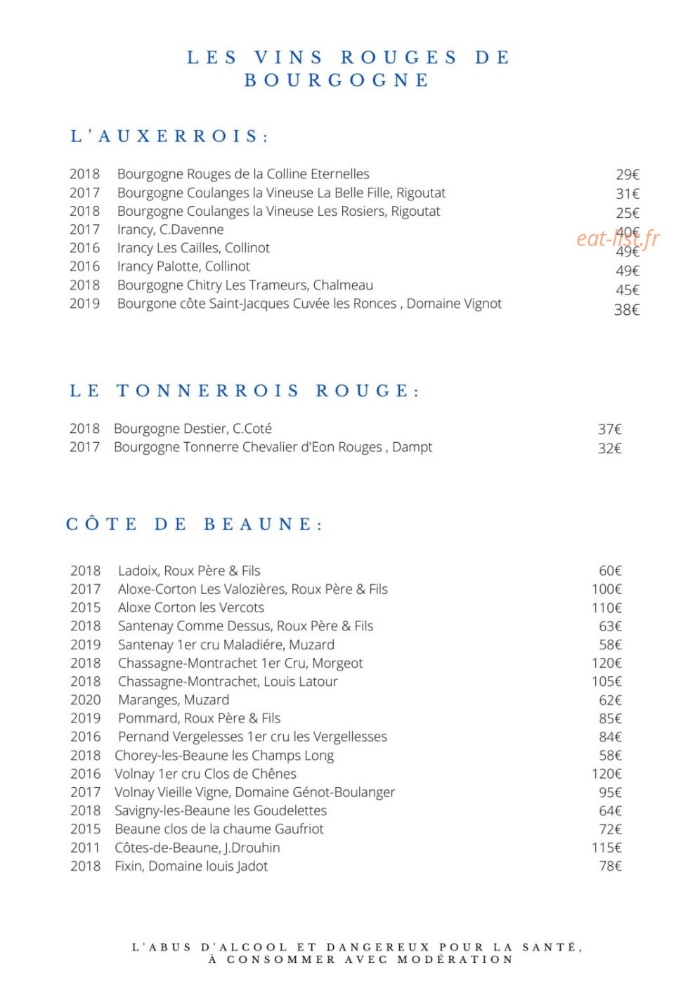 Le Domaine du Roncemay — carte page 10