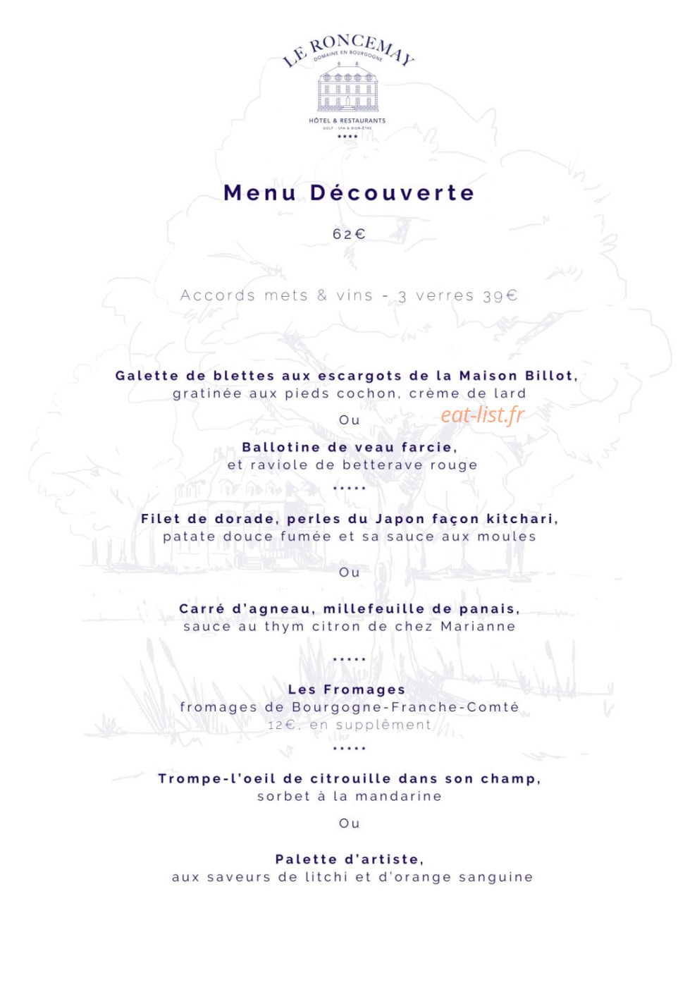 Le Domaine du Roncemay — carte page 4