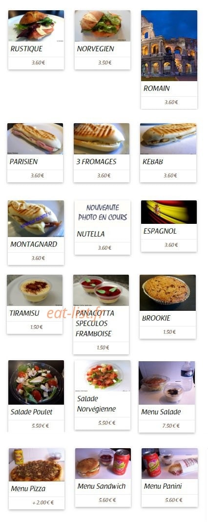 Pata Pizza — carte page 2