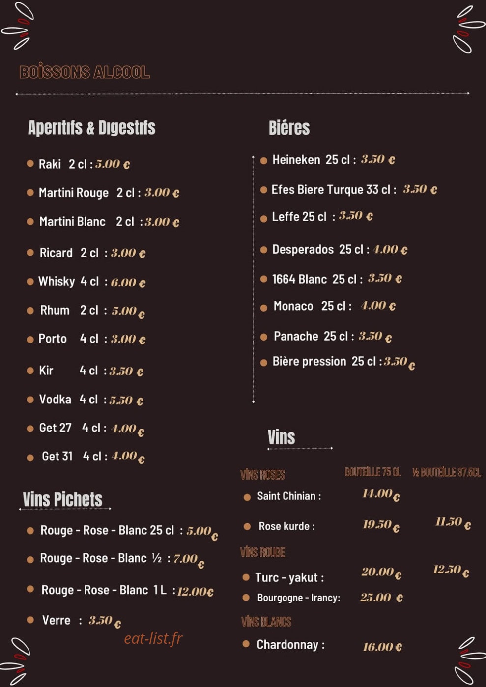 La Rose noire — carte page 6