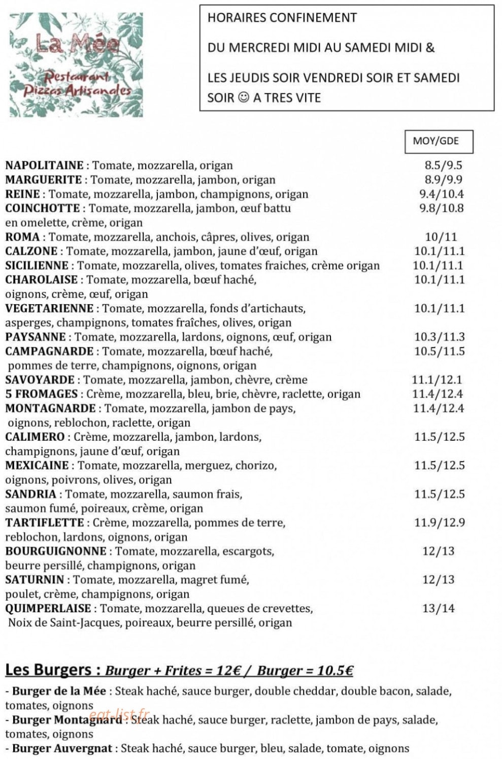 La Mée Coinchotte — carte page 1