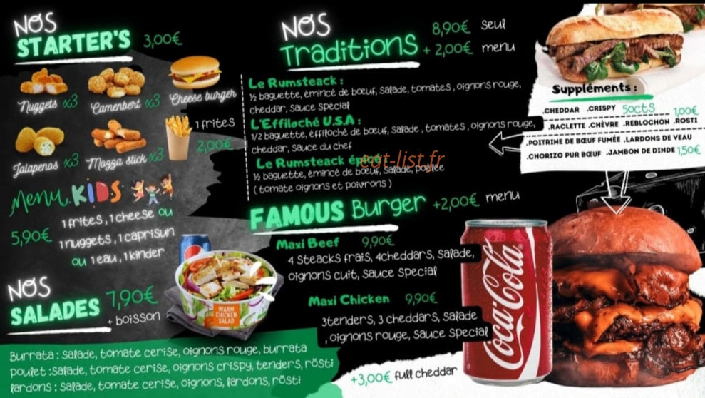 Famous dwich — carte page 1