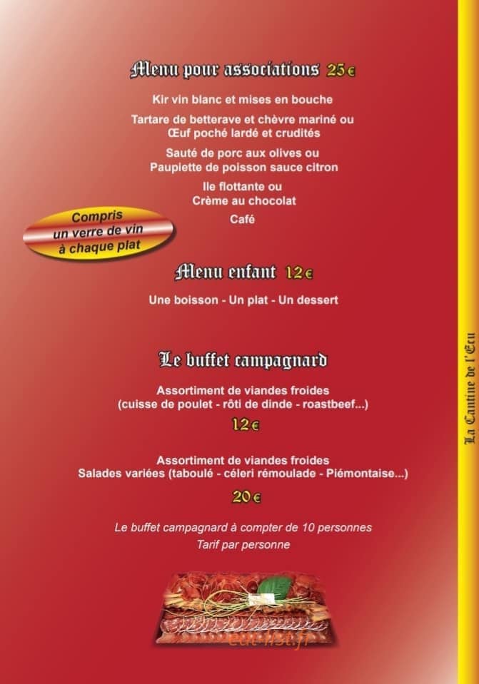 La Cantine de l'Ecu — carte page 7