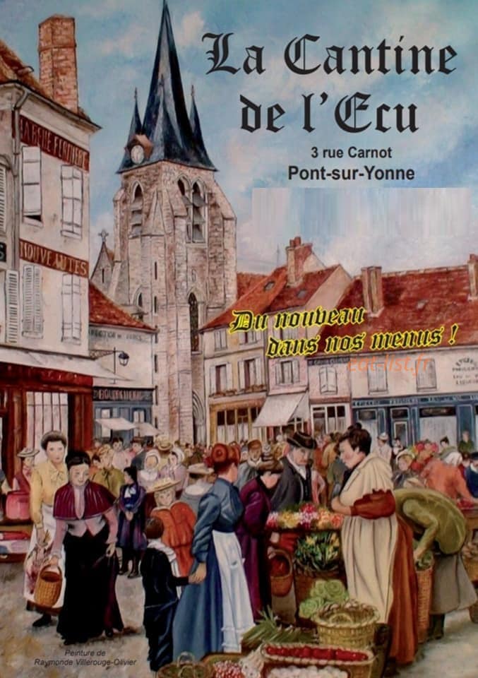 La Cantine de l'Ecu — carte page 1