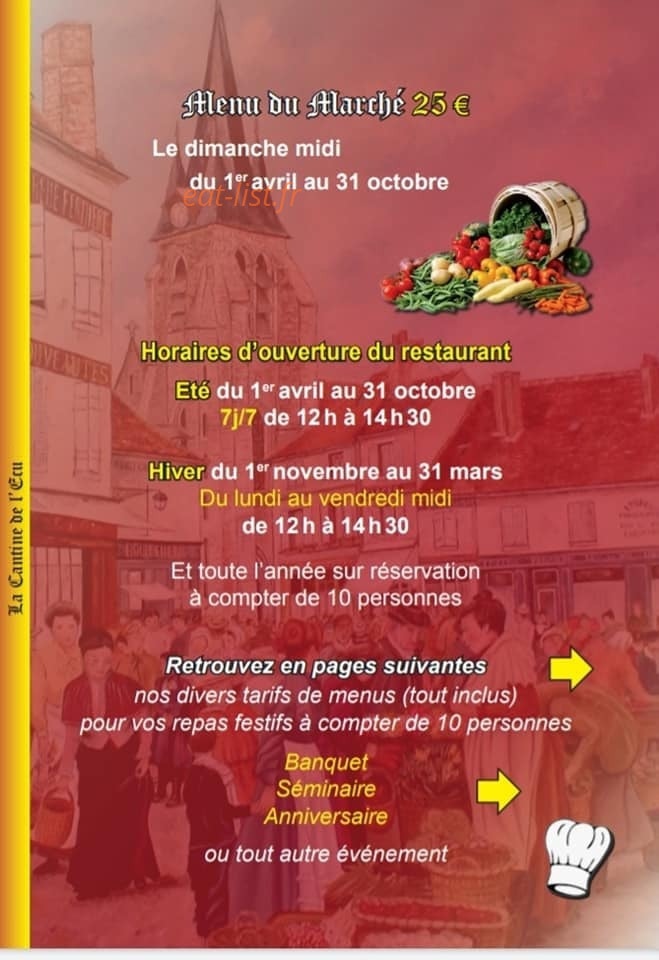 La Cantine de l'Ecu — carte page 2