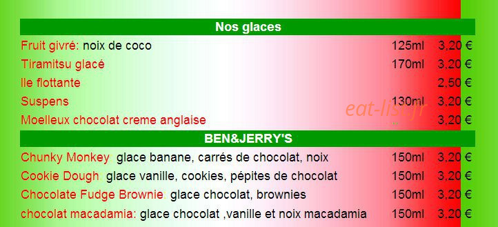 Pizza du Vieux Pont — carte page 5
