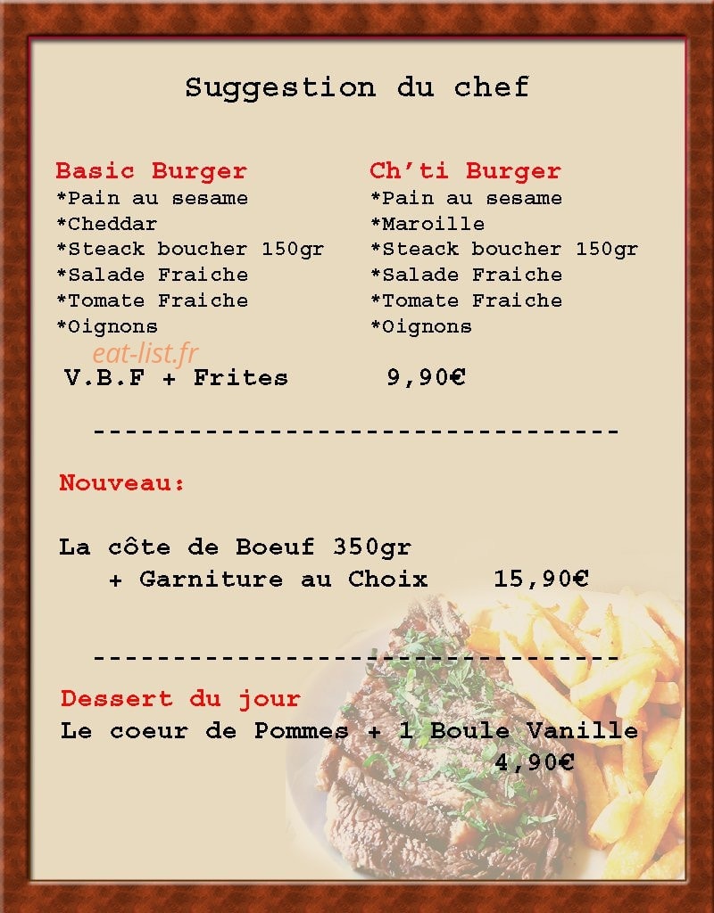 Restauran De Vieux Pont — carte page 6