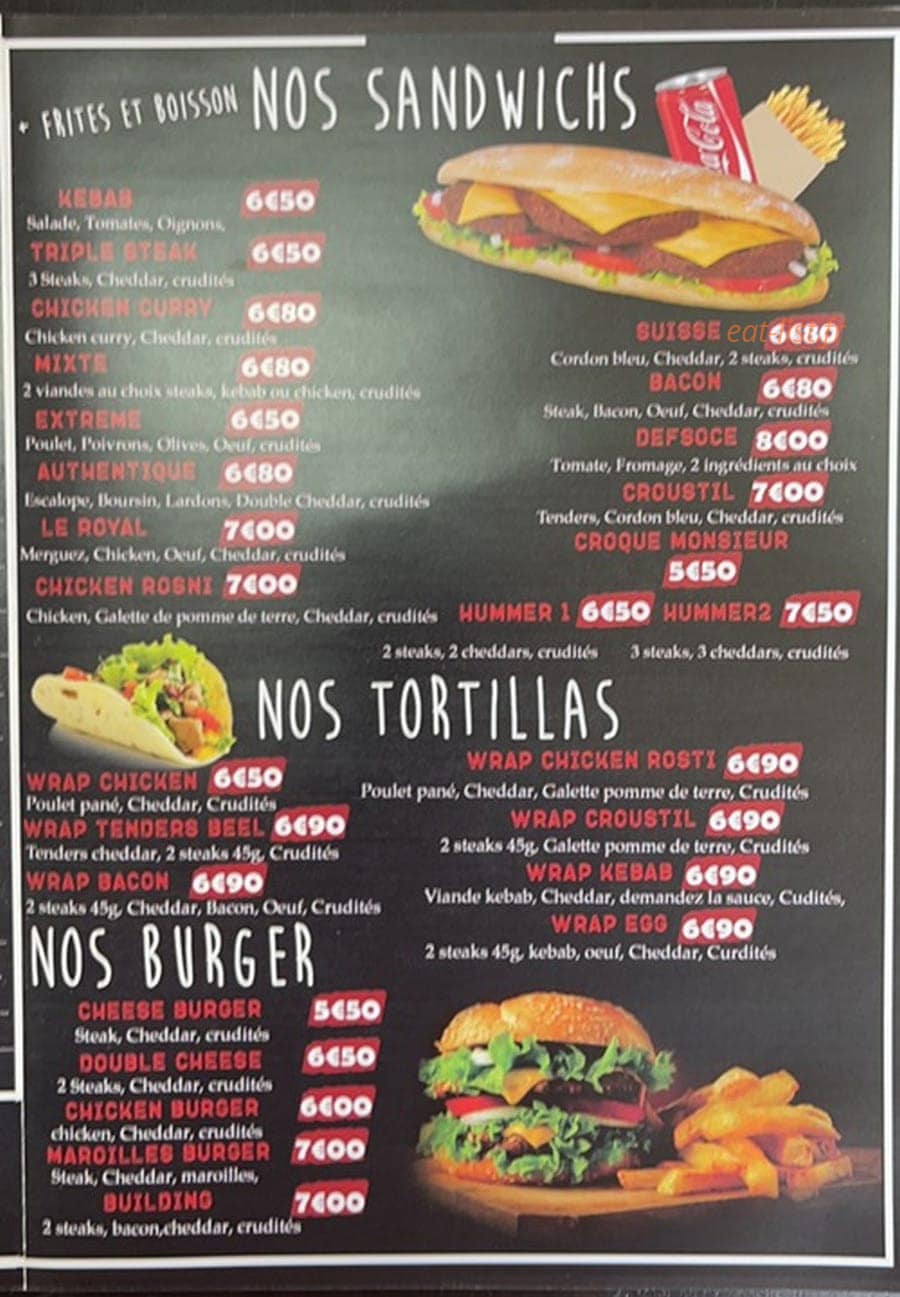 Tanit Pizza — carte page 4