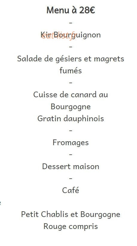 Foie gras rabuat — carte page 1
