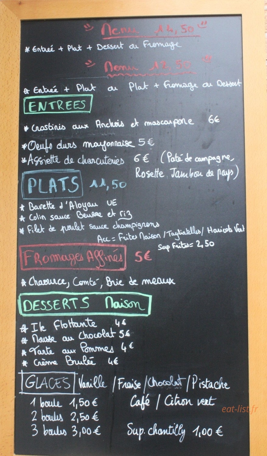 Le Bourgogne — carte page 1