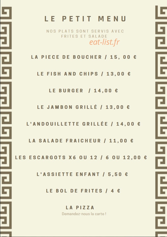 La Botica — carte page 1