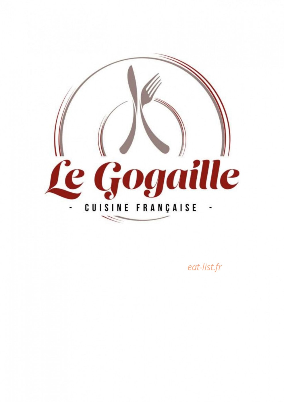 Le Gogaille — carte page 1