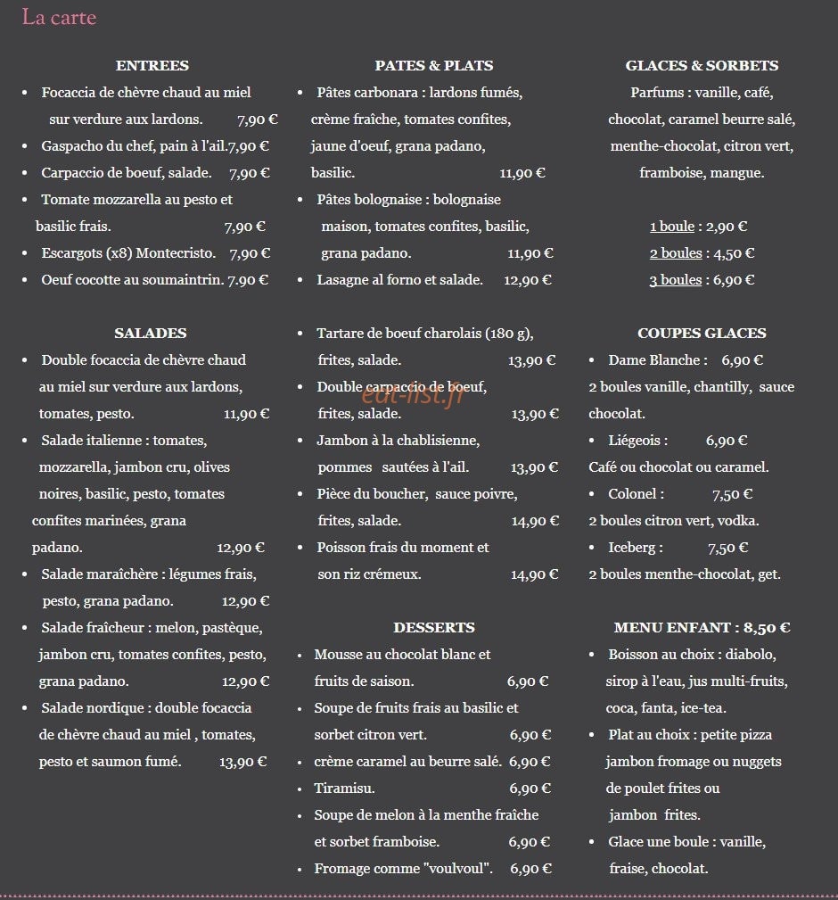 Le Montecristo — carte page 1