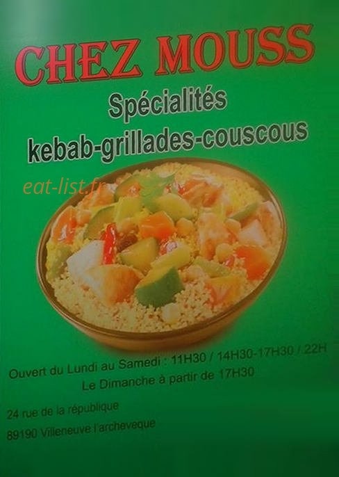 Chez mouss — carte page 1