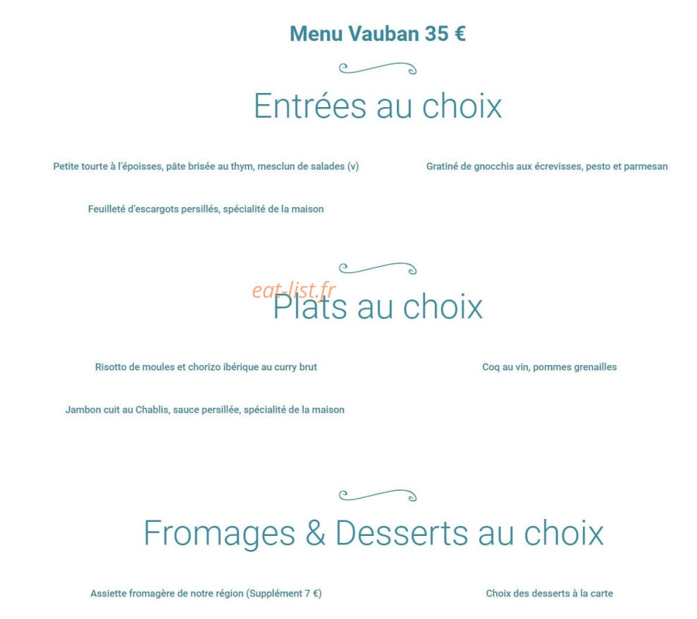 Le Chant du Coq — carte page 2