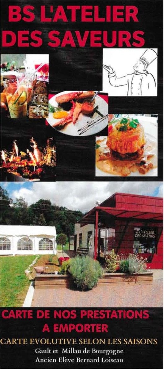 BS l'Atelier des Saveurs — carte page 5