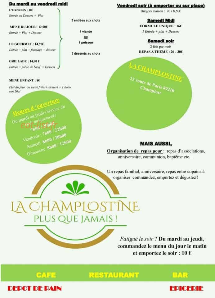 La Champlostine — carte page 1