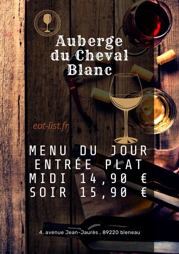 Auberge Du Cheval Blanc — carte page 1