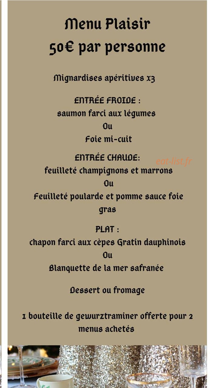 Aux Plaisirs De Puisaye — carte page 5