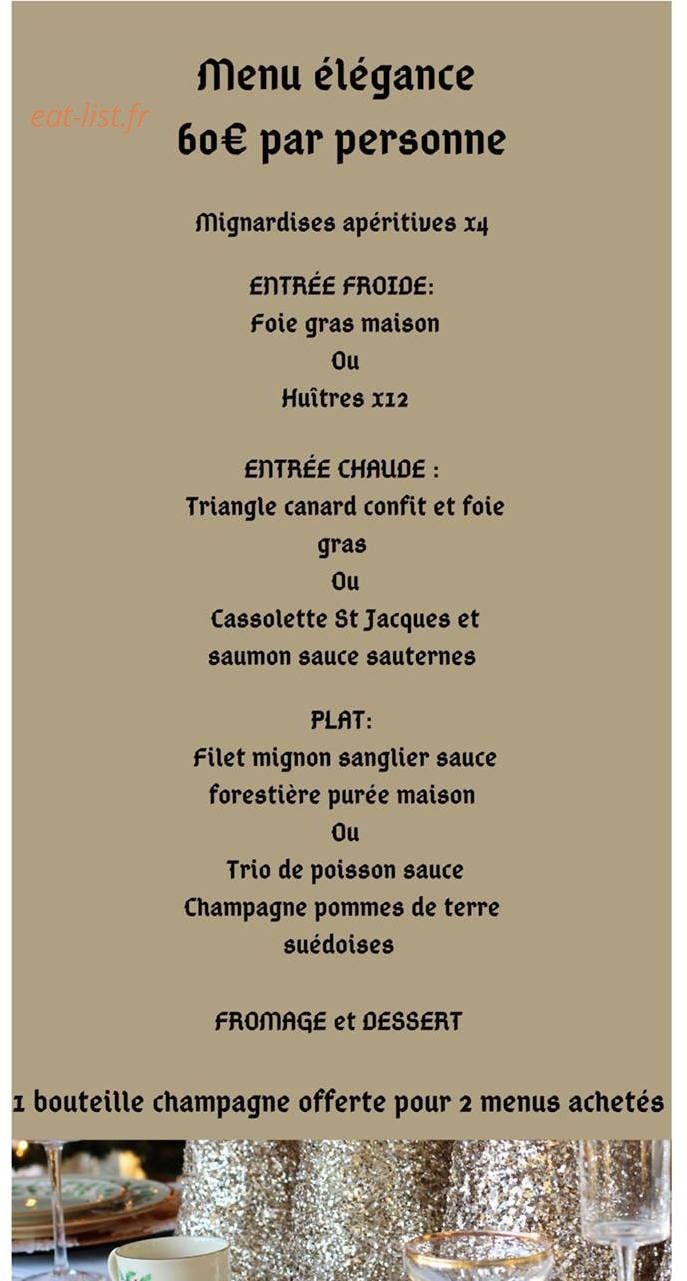 Aux Plaisirs De Puisaye — carte page 6