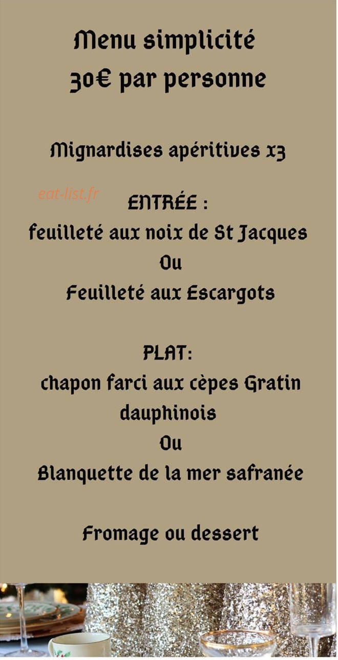 Aux Plaisirs De Puisaye — carte page 4