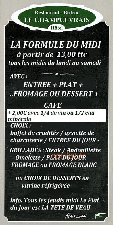 Le Champcevrais — carte page 1