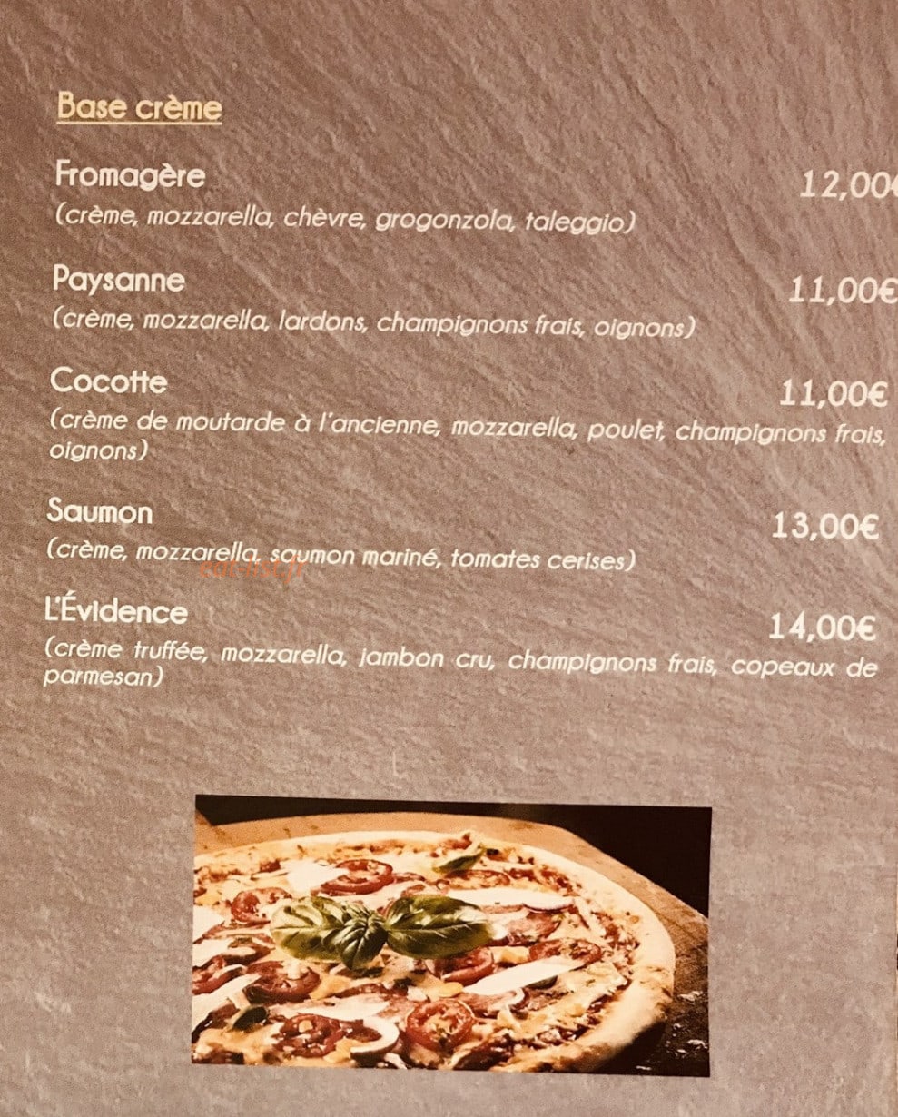 L’Evidence — carte page 2