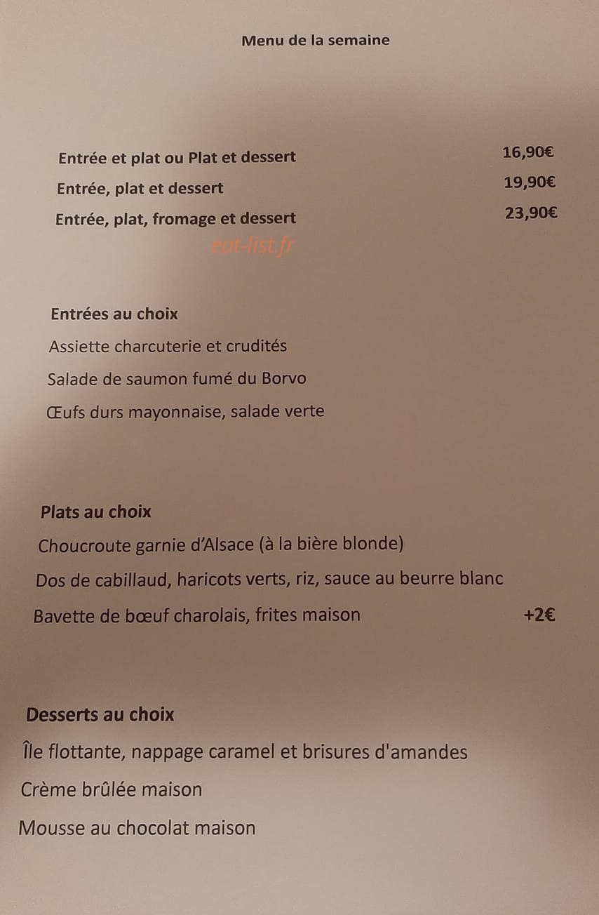 Les 3 Cailloux — carte page 1