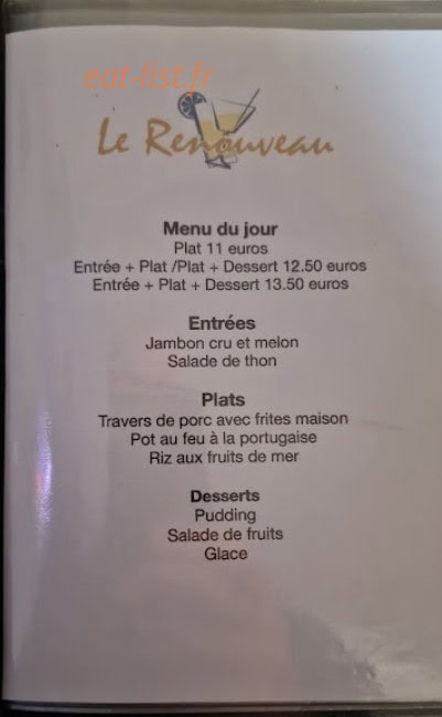 Le Renouveau — carte page 1