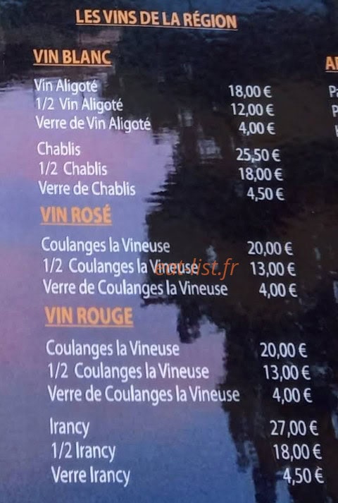 Le Lavoir — carte page 6