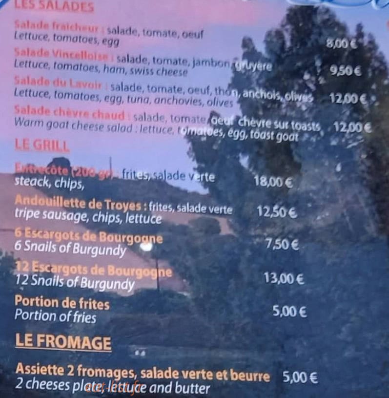 Le Lavoir — carte page 3