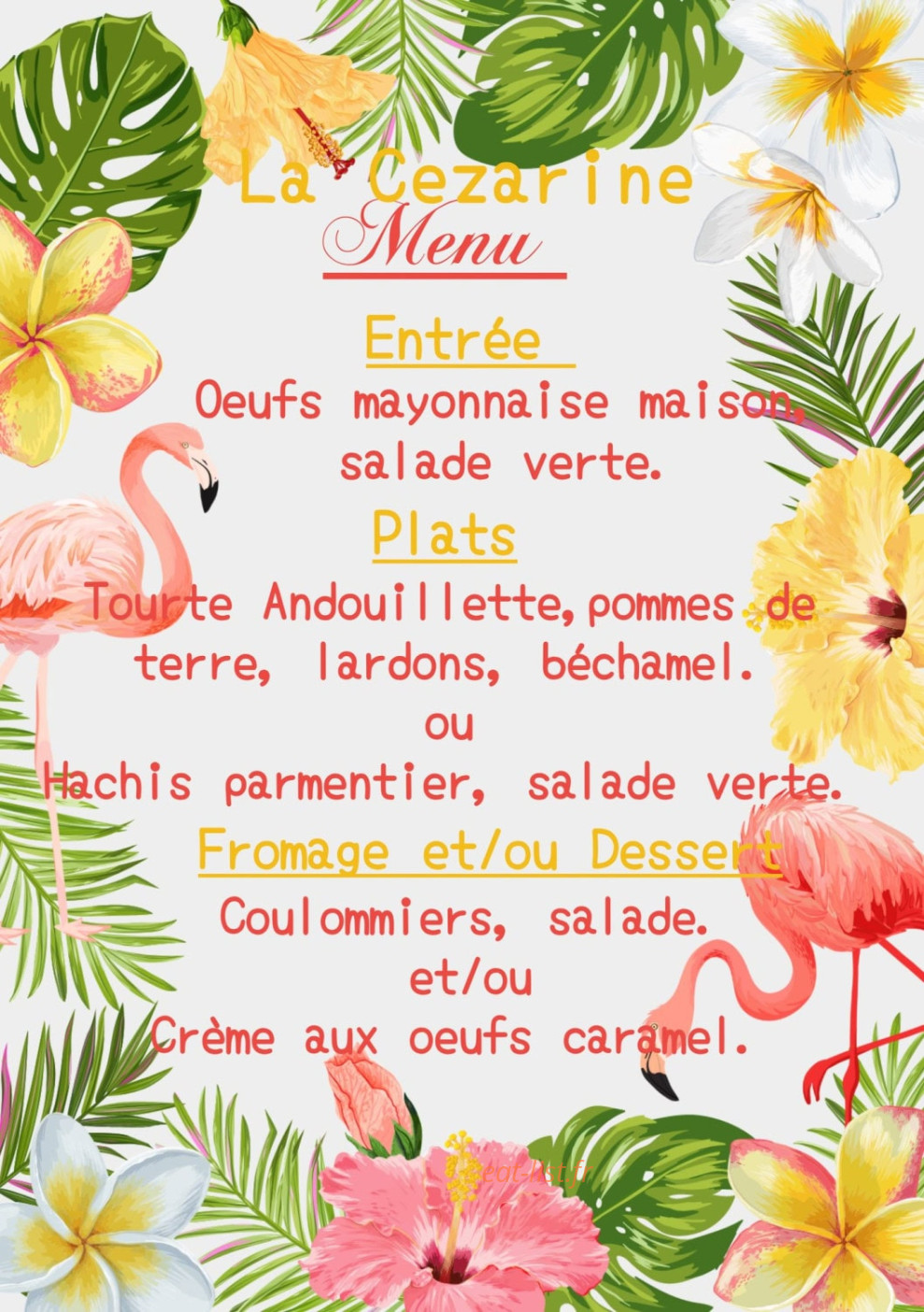 La Cezarine — carte page 2