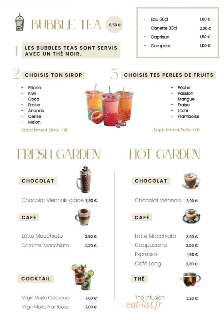 Delice Garden — carte page 2