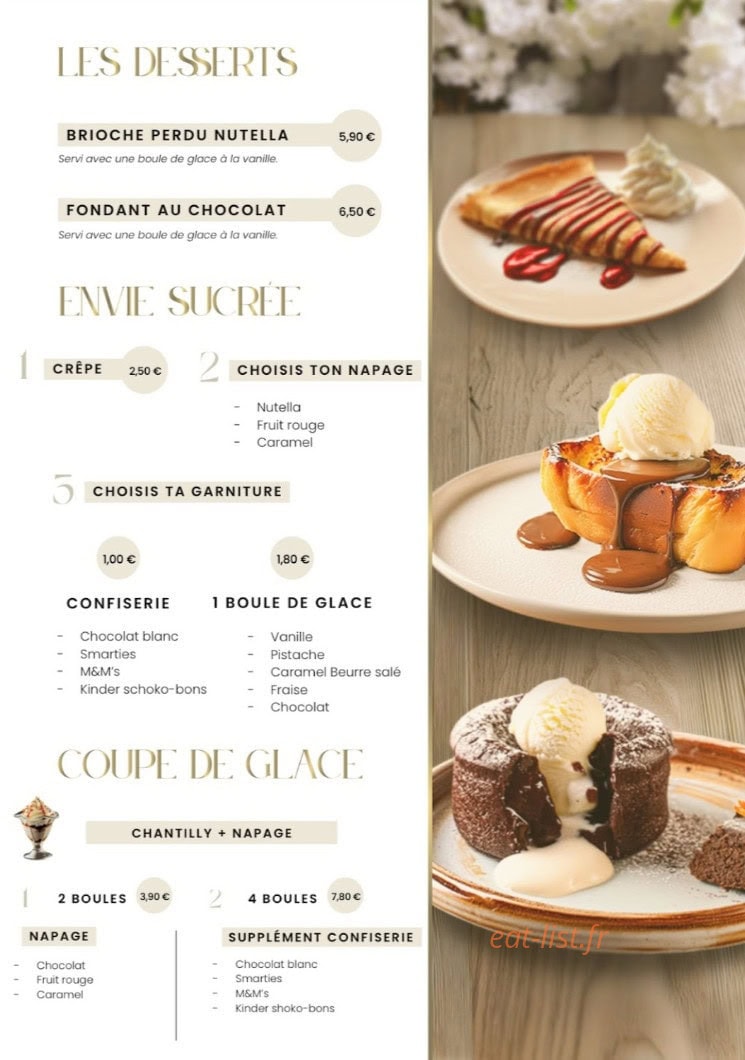Delice Garden — carte page 3