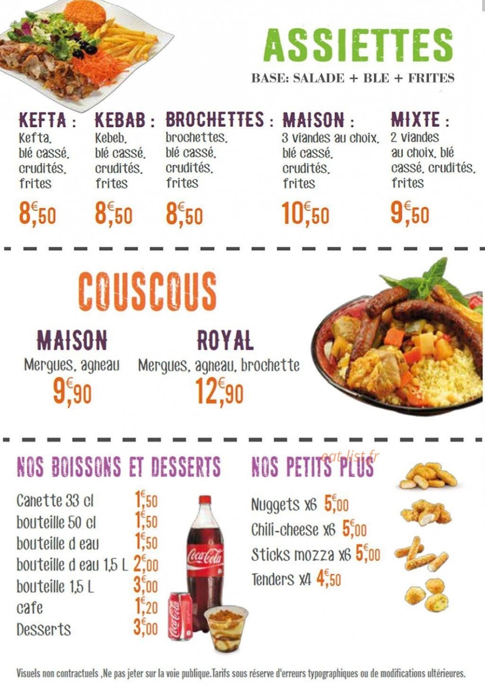 Gambetta Food — carte page 4