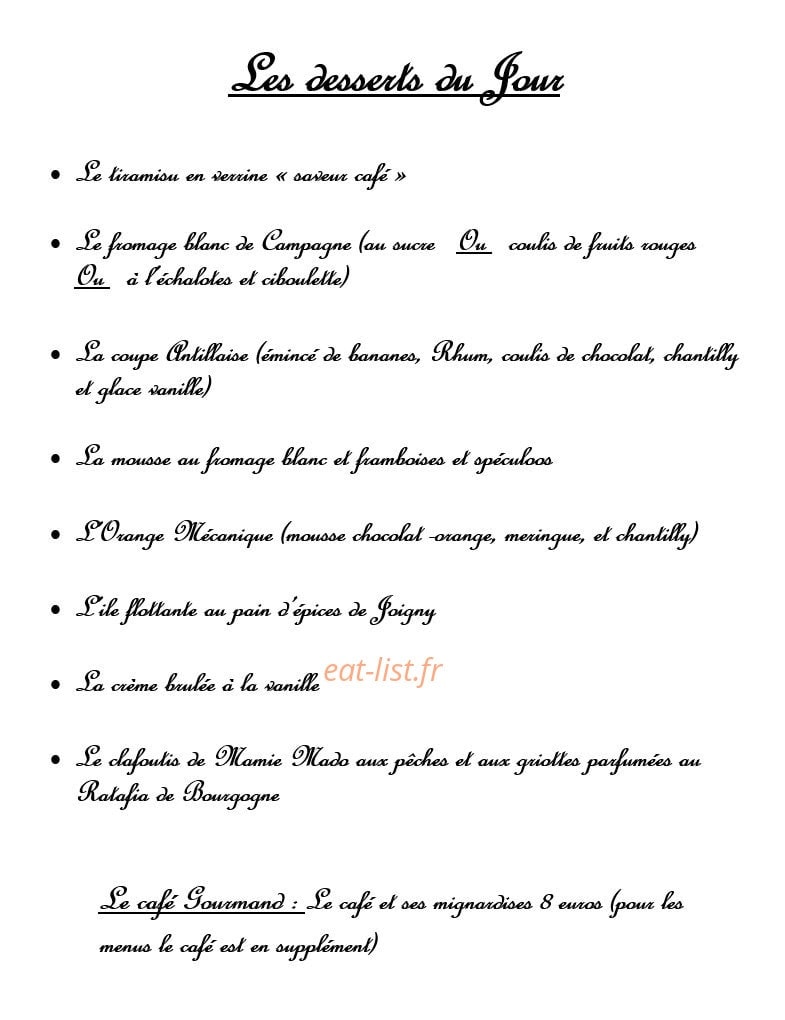 Le Paris Nice — carte page 12