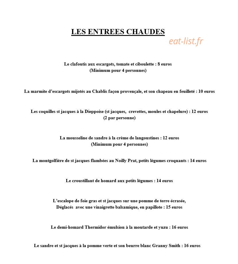 Le Paris Nice — carte page 2