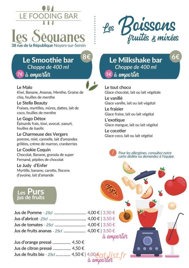 Le Fooding Bar — carte page 5