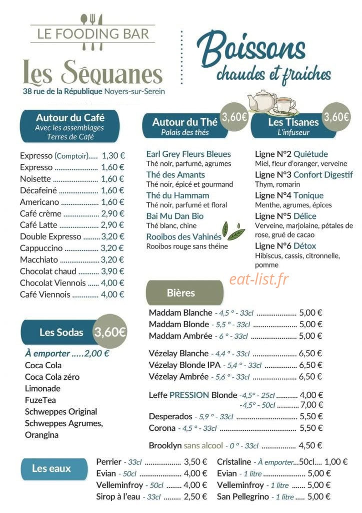 Le Fooding Bar — carte page 4