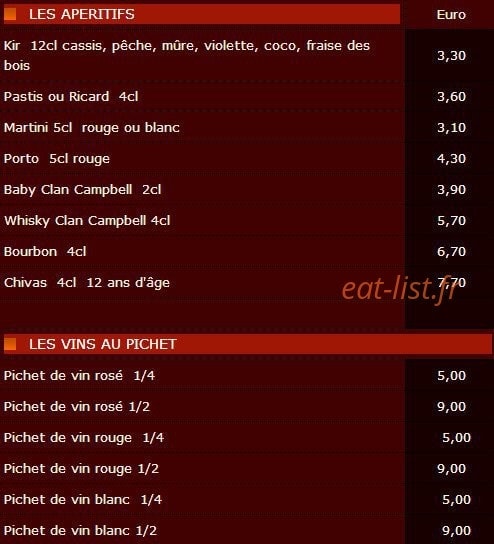 Mymy Pizza — carte page 15