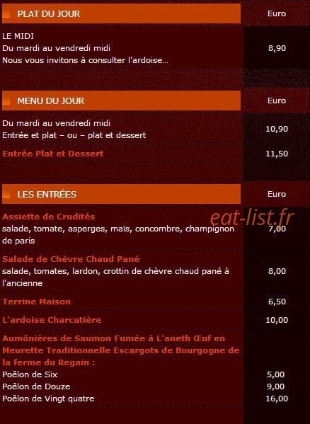Mymy Pizza — carte page 9