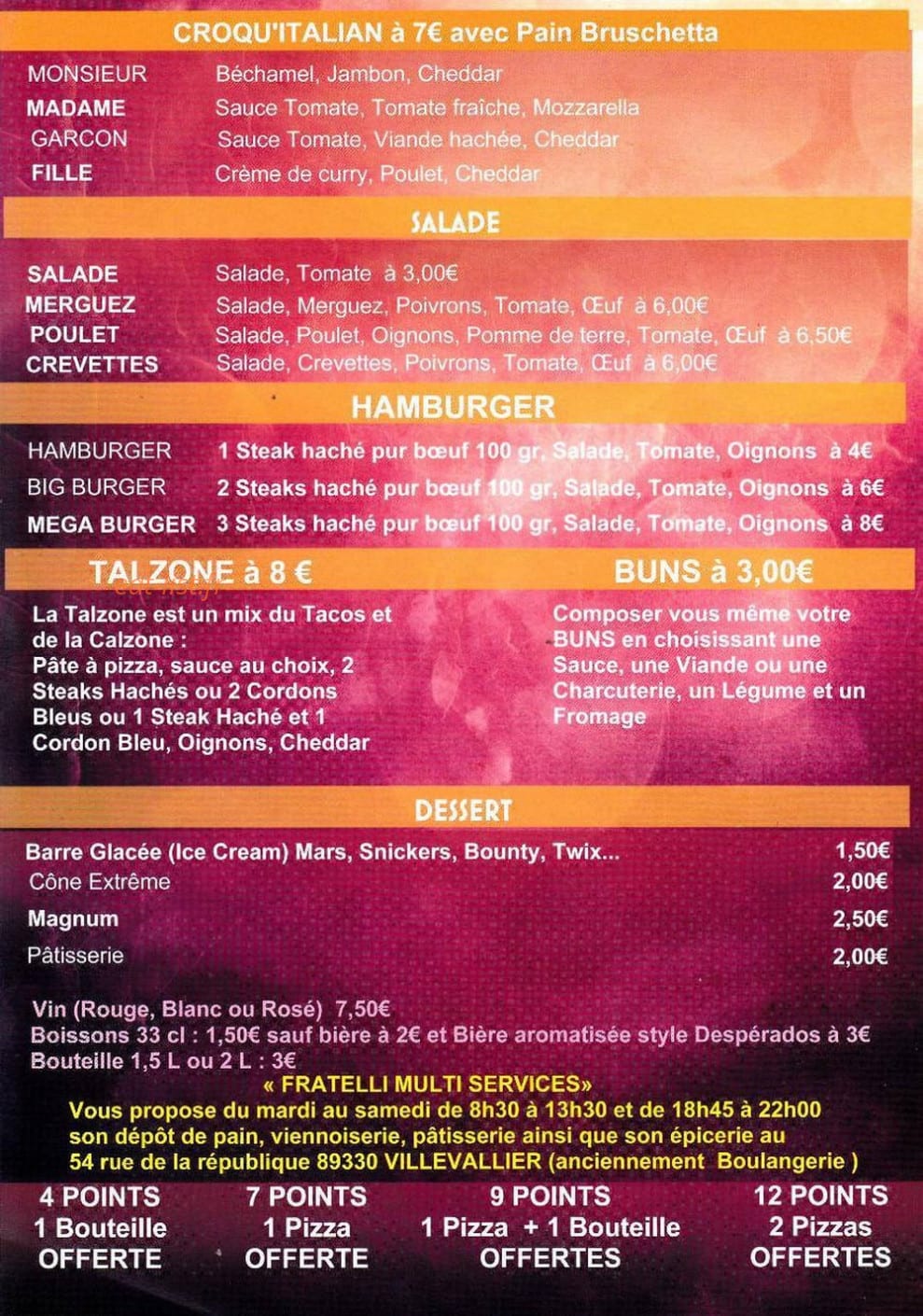 Fratelli — carte page 2