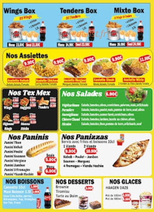 Familly Food — carte page 2