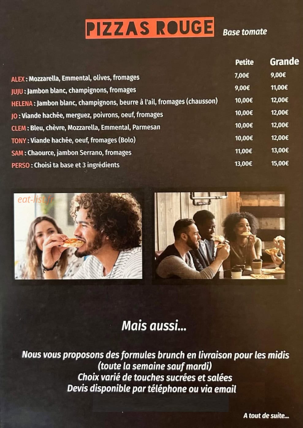 Ysiana gourmet — carte page 2