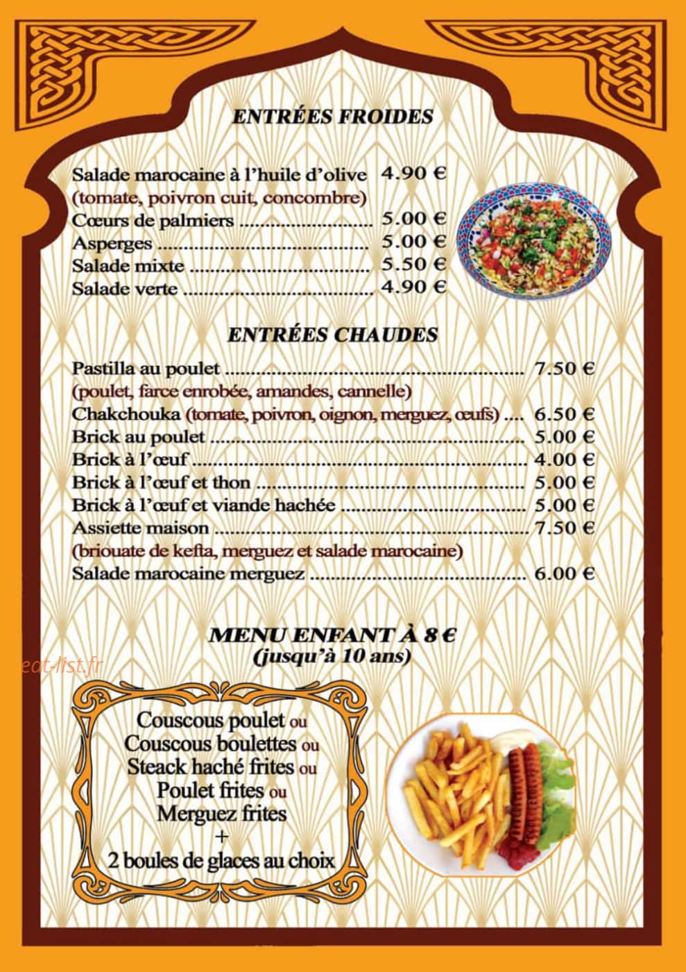 Le Riad de Marrakech — carte page 1